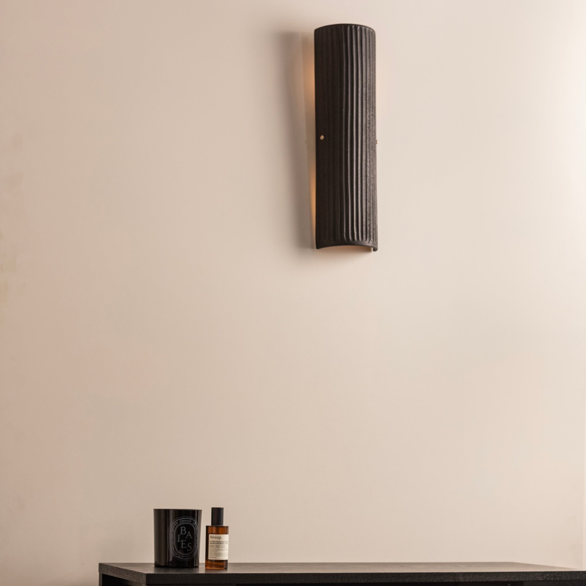 Dori Black Wall Light by Heathfield & Co