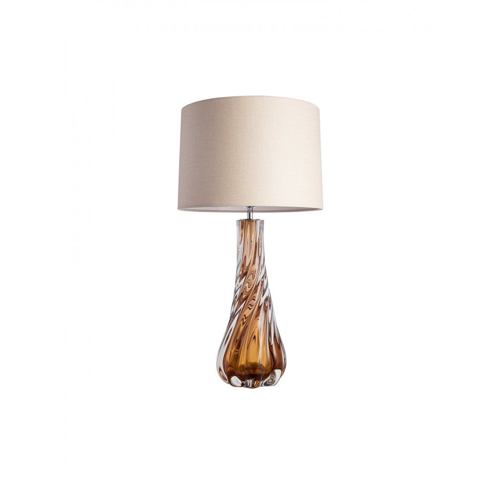 Naiad Amber Table Lamp by Heathfield & Co