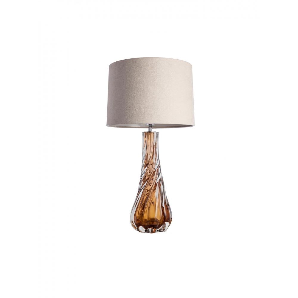 Naiad Amber Table Lamp by Heathfield & Co