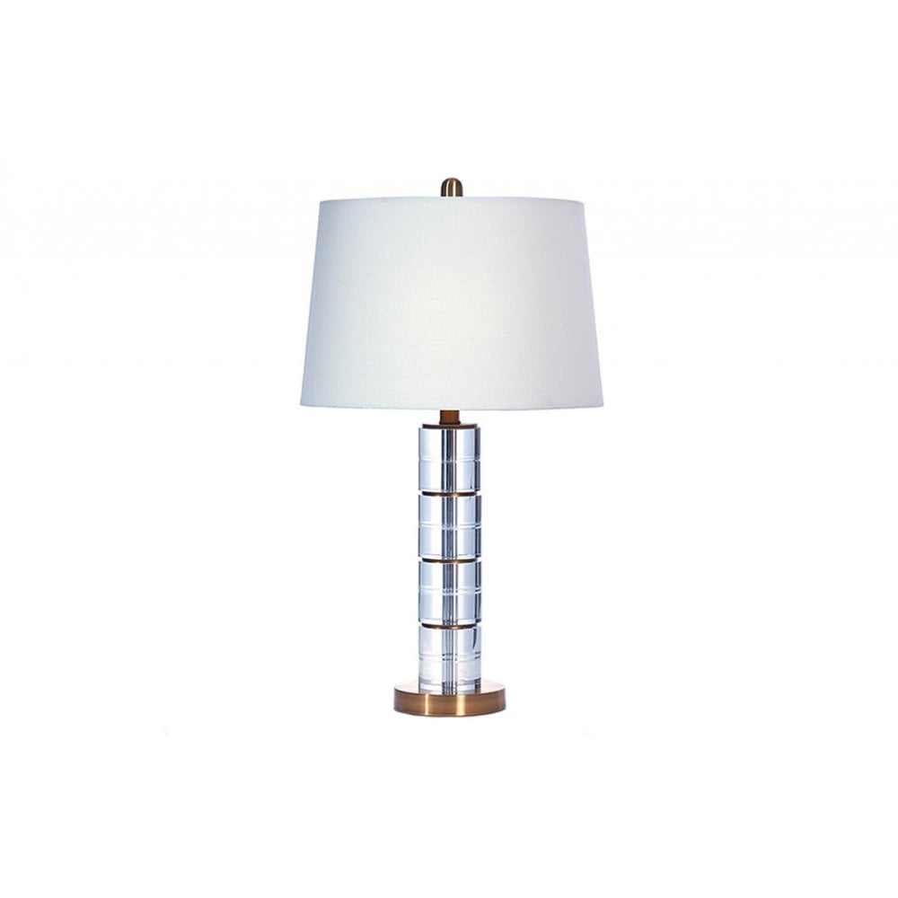 Sienna Crystal & Brass Table Lamp by Berkeley Designs