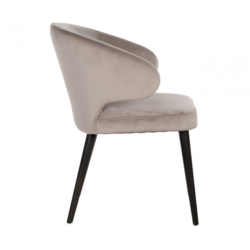 Indigo Khaki Velvet Chair by Richmond Interiors