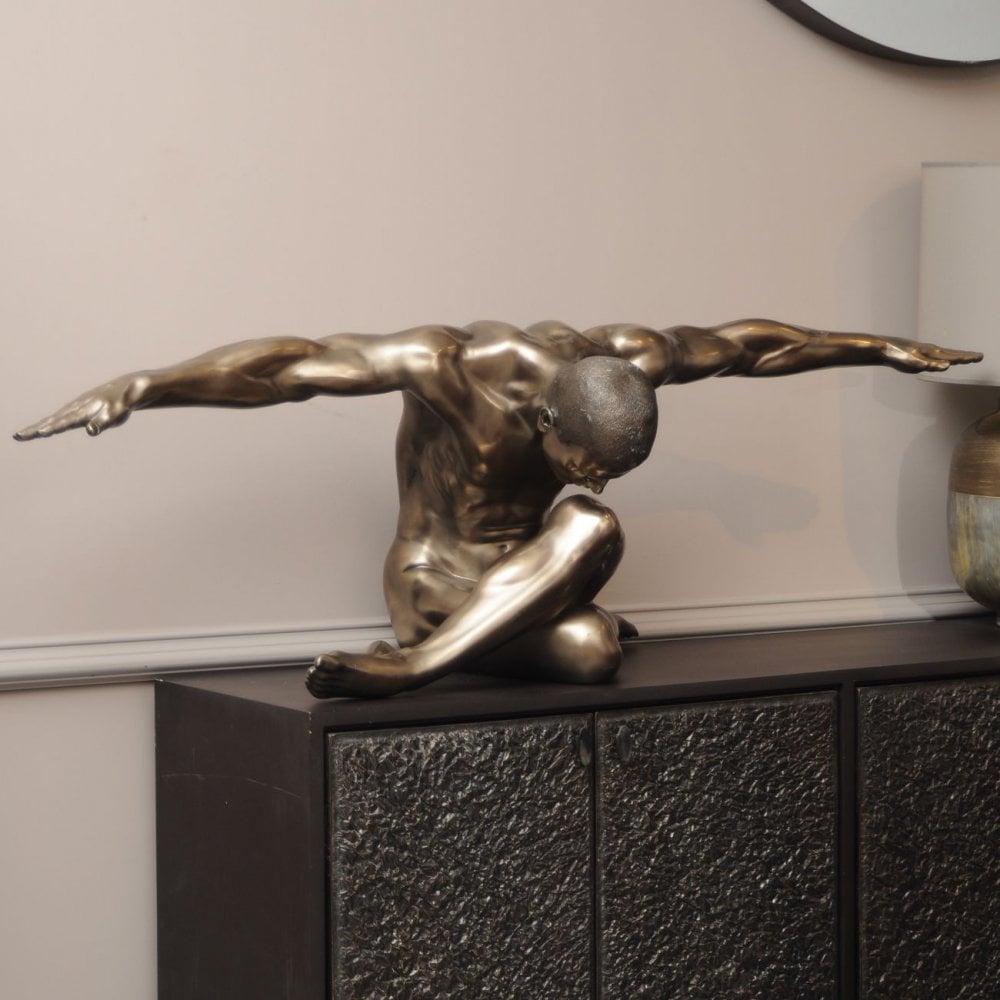 Upscaled Keswick Male Nude Arms Outstretched by Libra Interiors