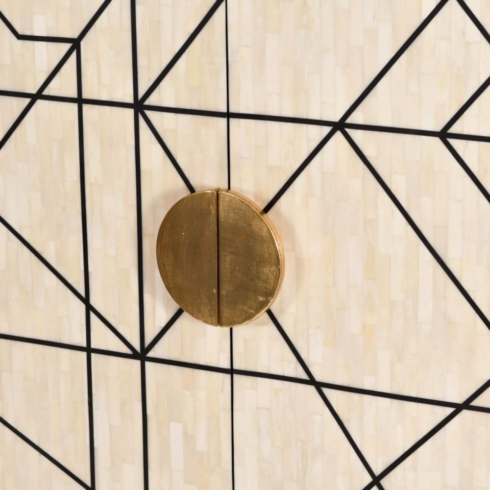 Rialto Bone Bar Drinks Cabinet by Libra Interiors