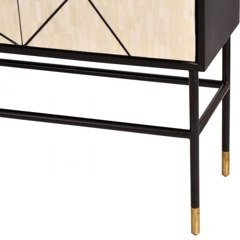 Rialto Bone Bar Drinks Cabinet by Libra Interiors