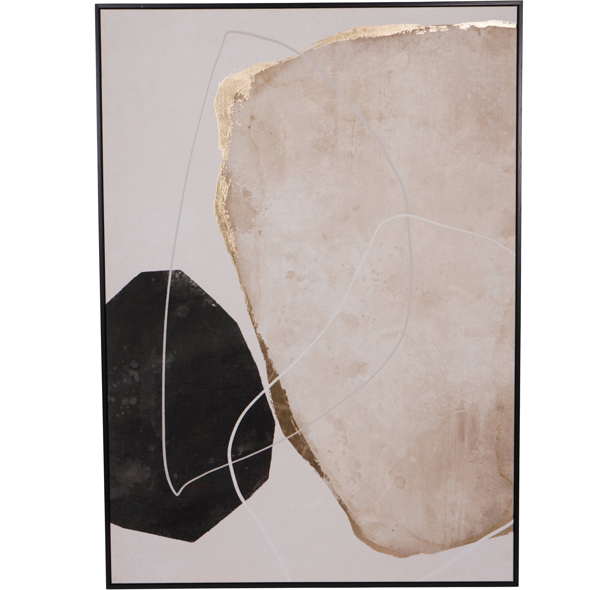 Framed Abstract Canvas by Libra Interiors