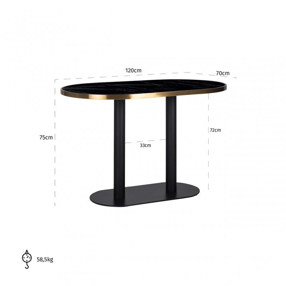 Zenza Oval Dining Table by Richmond Interiors