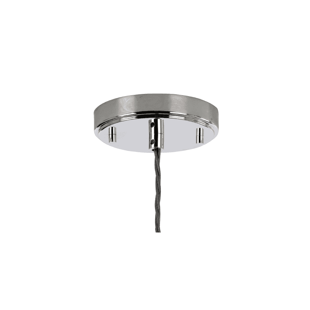 Sola Polished Nickel Single Pendant Light by Elstead Lighting