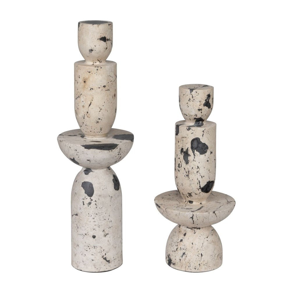 Nouveau Tower Indoor-Outdoor Sculptures Set of 2 by Uttermost