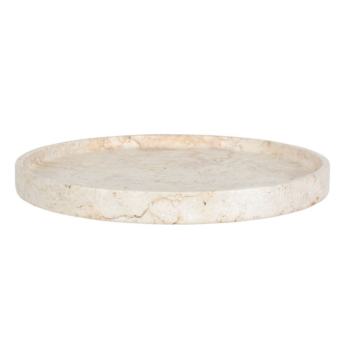 Travessa Outdoor Round Stone Tray by Uttermost