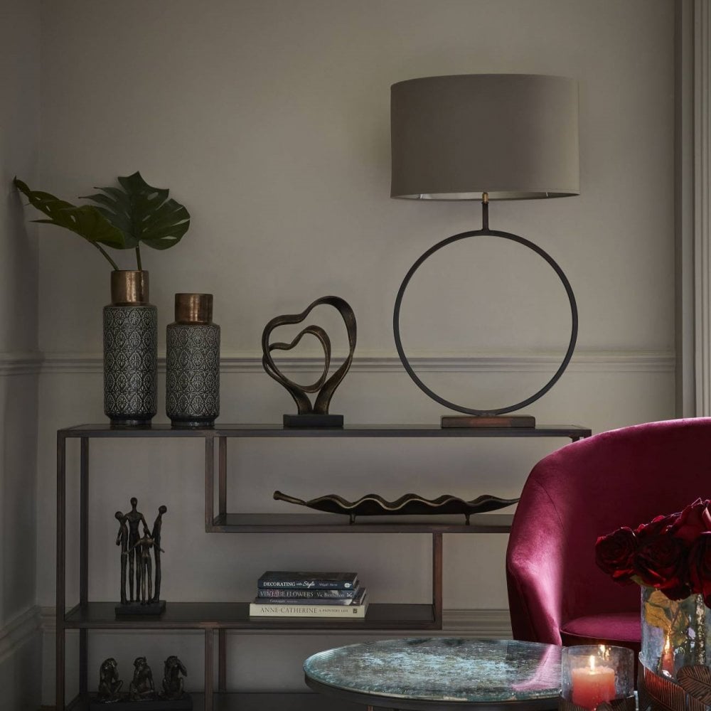 Double Heart Sculpture by Libra Interiors