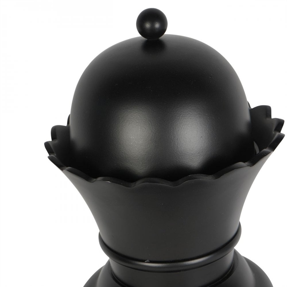 Decorative Queen in Black Finish by Libra Interiors
