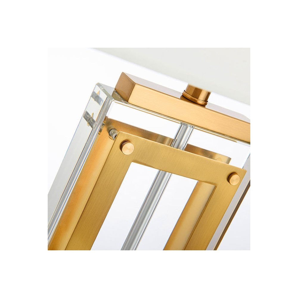 Orleans Brass & Crystal Table Lamp by Berkeley Designs