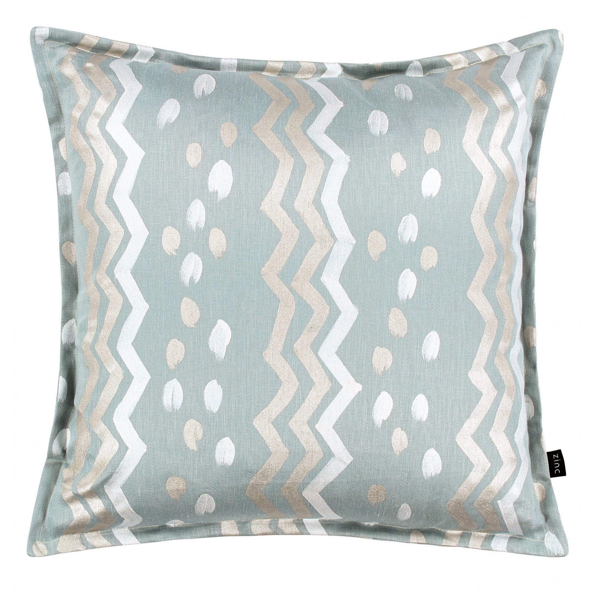 Wriggle Cushion Seafoam by Zinc Textile