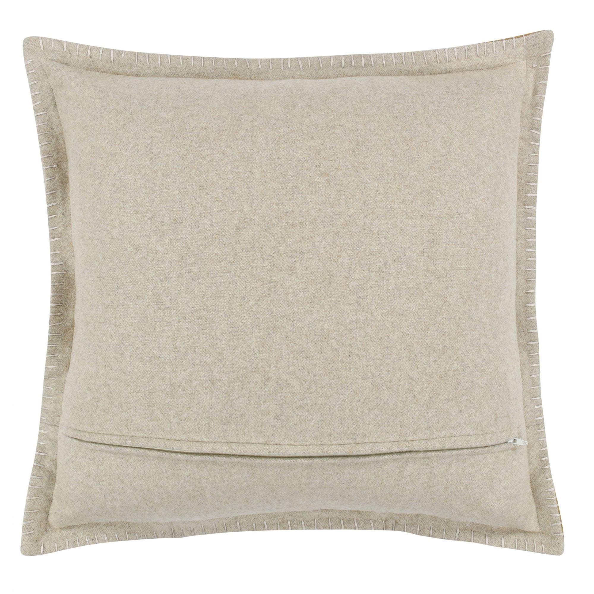 Tor Reversible Cushion Flax Vellum by Zinc Textile