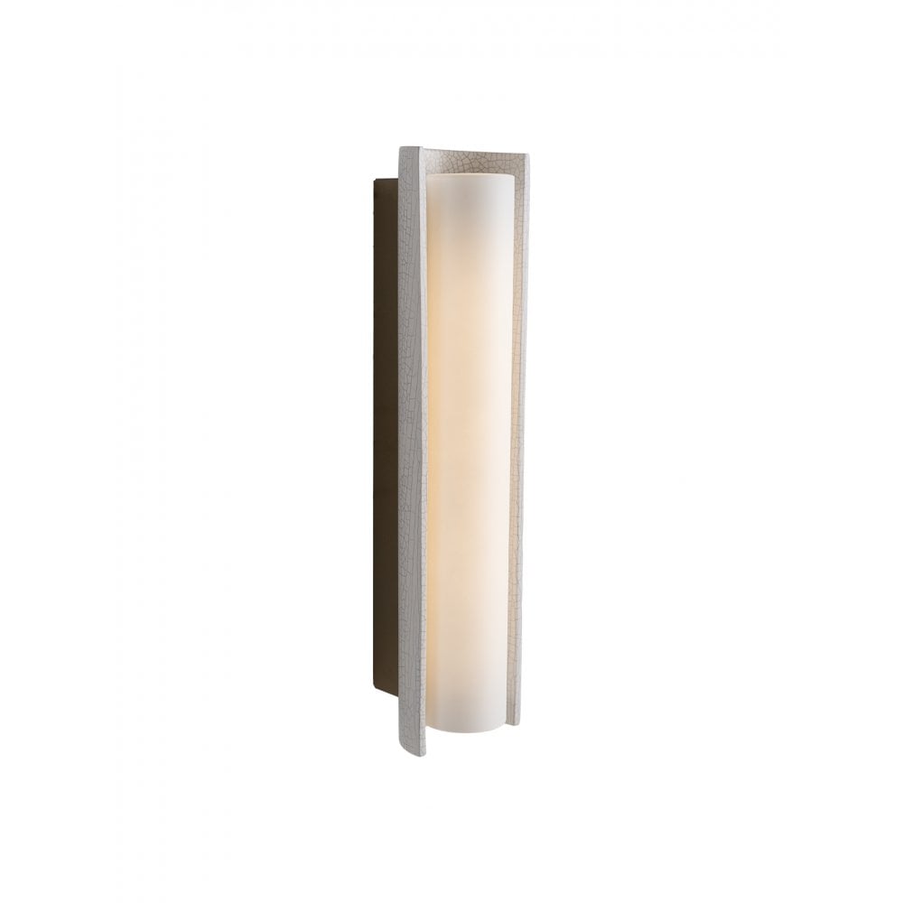 Lena Opal & Ivory Crackle Glass Wall Light by Heathfield & Co