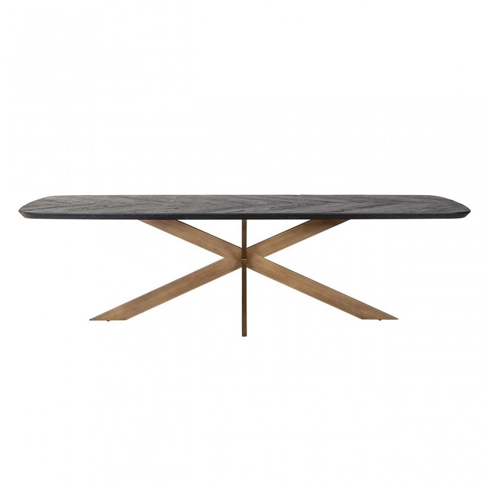 Hayley Dark Coffee Dining Table Hayley 280cm by Richmond Interiors