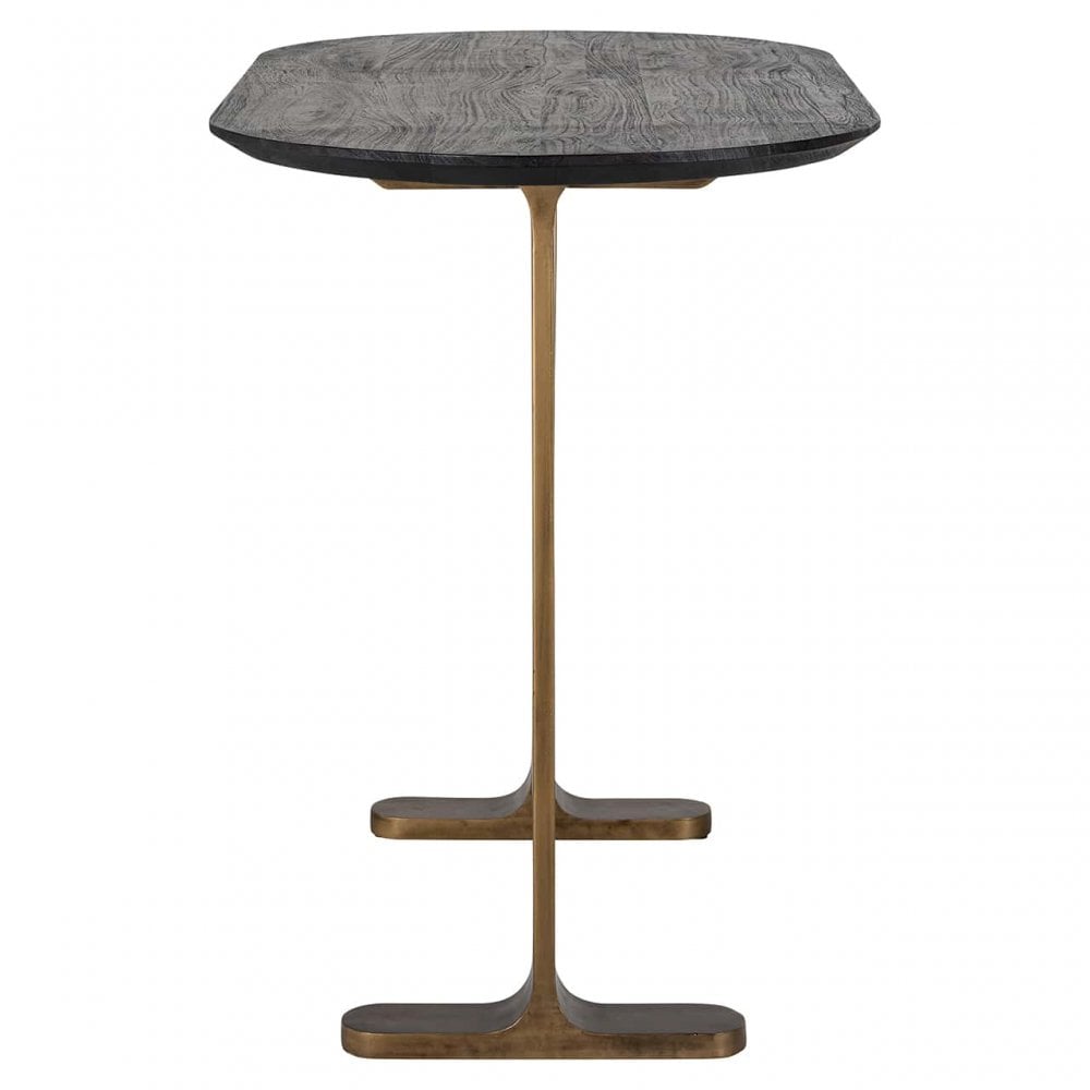 Revelin Black & Gold Bar Table - 140cm by Richmond Interiors