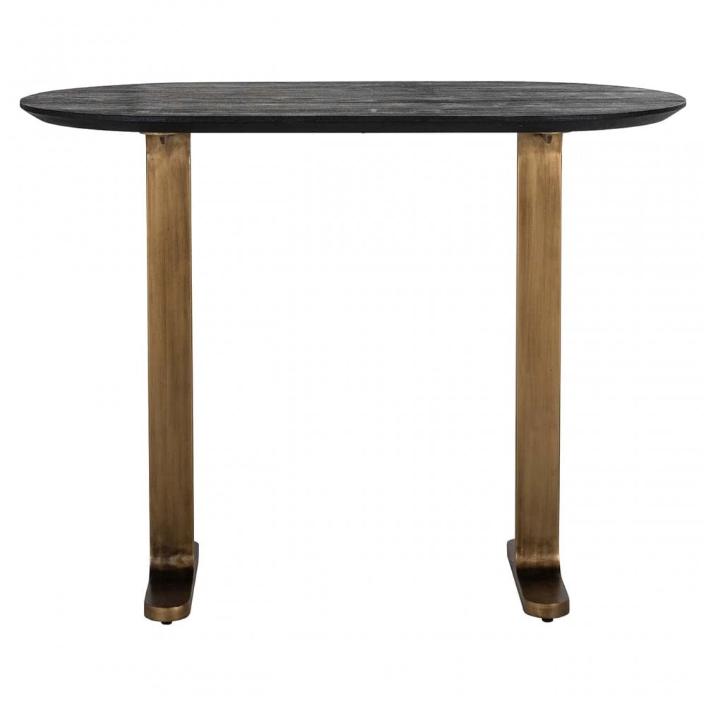 Revelin Black & Gold Bar Table - 140cm by Richmond Interiors