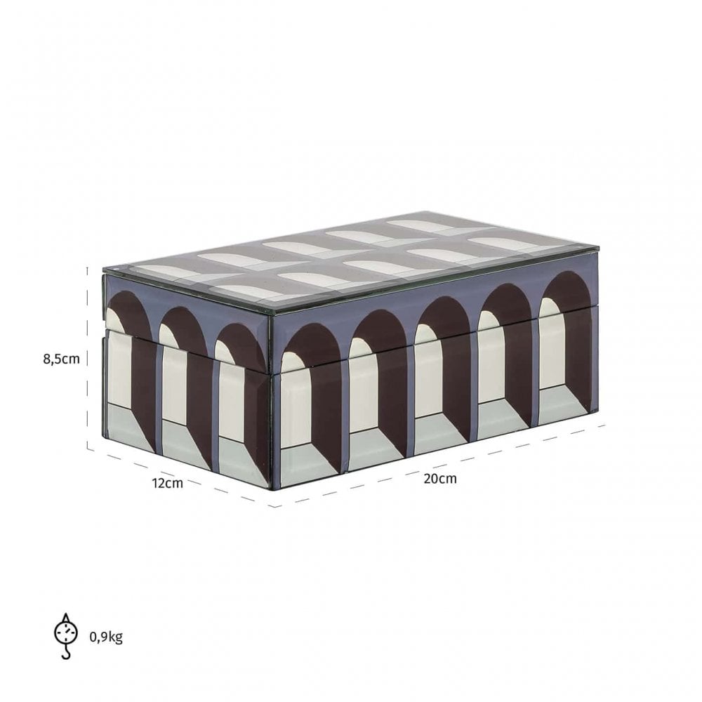 Vaya Small Black Storage Box by Richmond Interiors