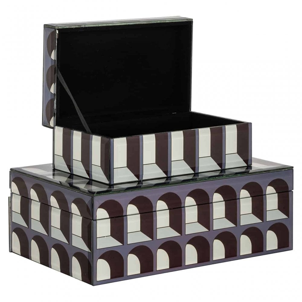 Vaya Small Black Storage Box by Richmond Interiors