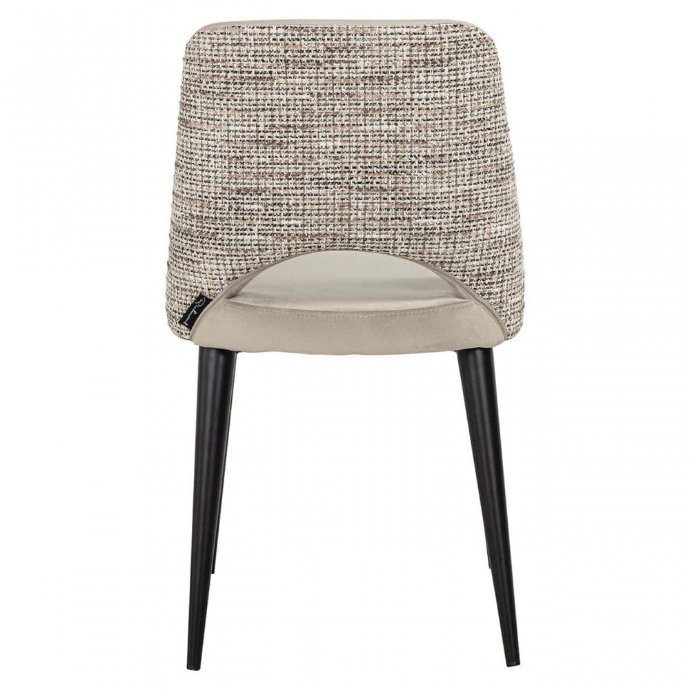 Tabitha Trendy Natural Quartz Khaki Dining Chair Set of 2 by Richmond Interiors