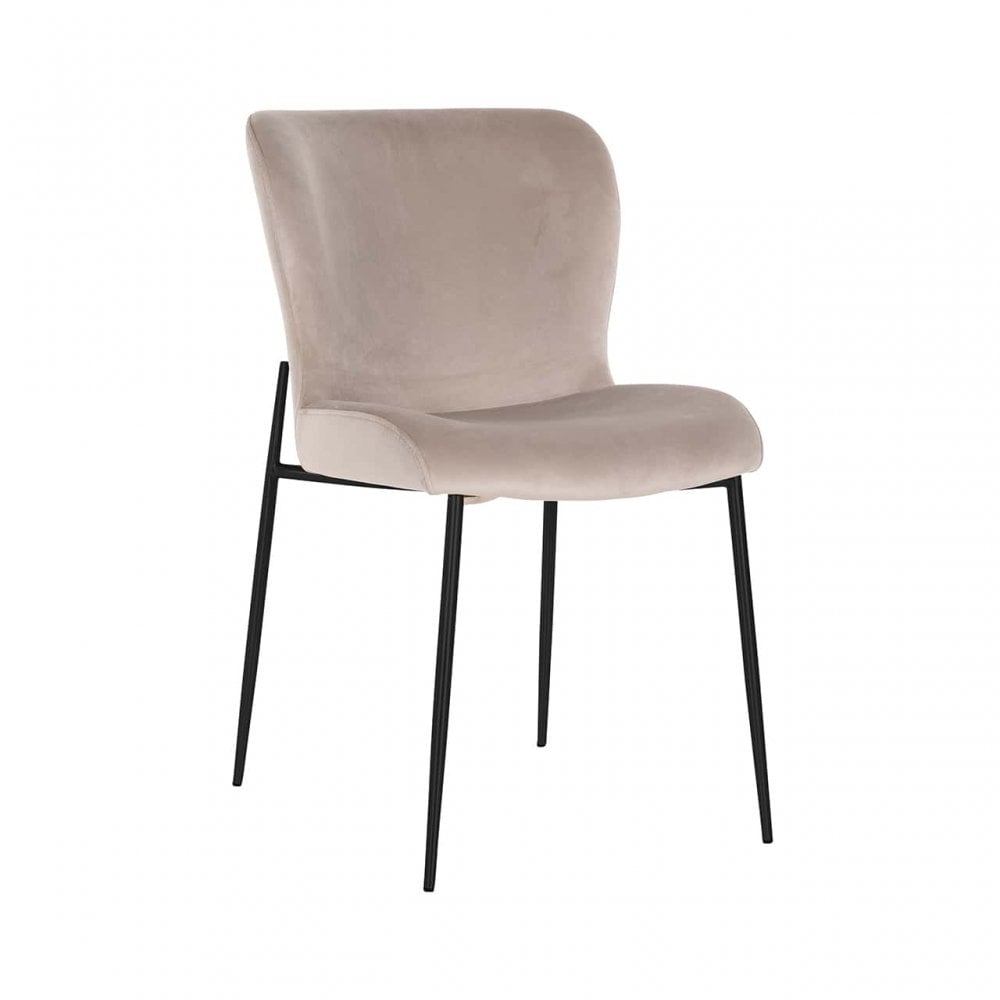 Darby Khaki Black Dining Chair Set of 2 by Richmond Interiors