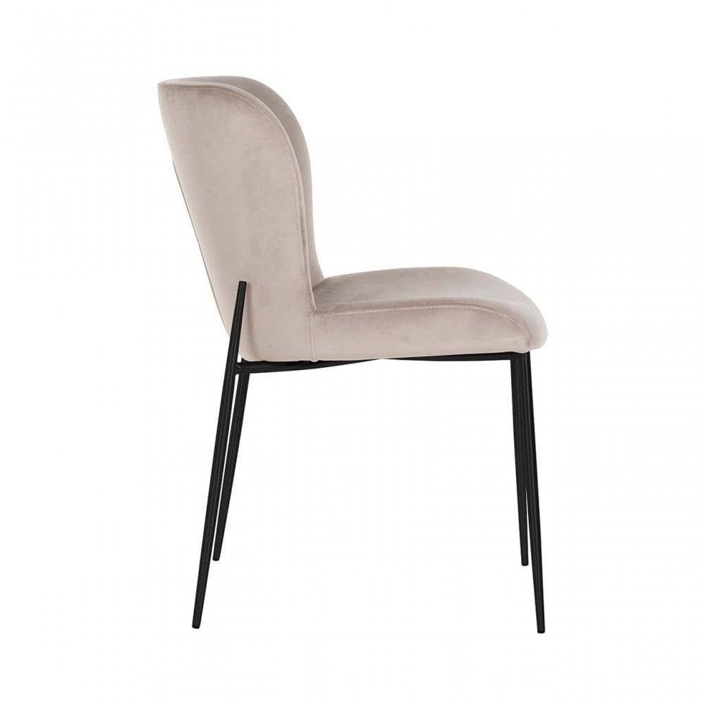 Darby Khaki Black Dining Chair Set of 2 by Richmond Interiors