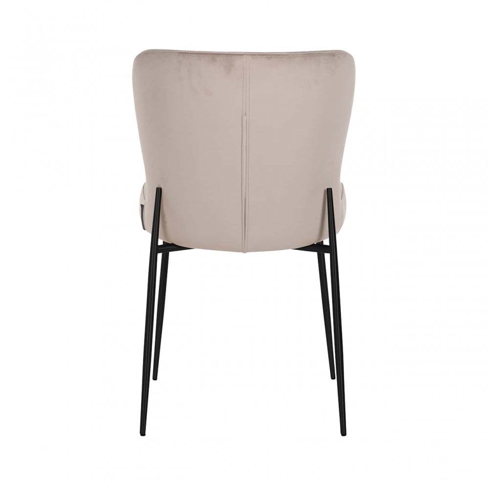 Darby Khaki Black Dining Chair Set of 2 by Richmond Interiors