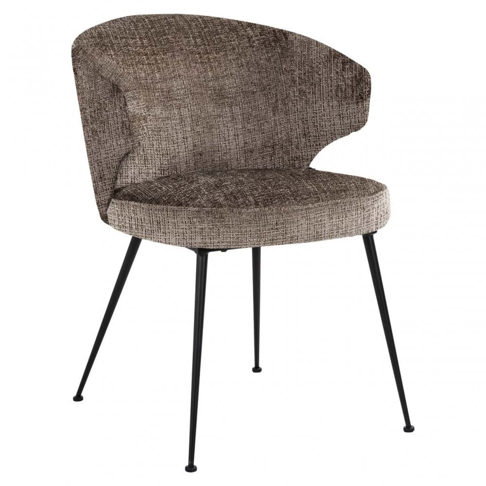 Xandra Stone Chenille Dining Chair by Richmond Interiors