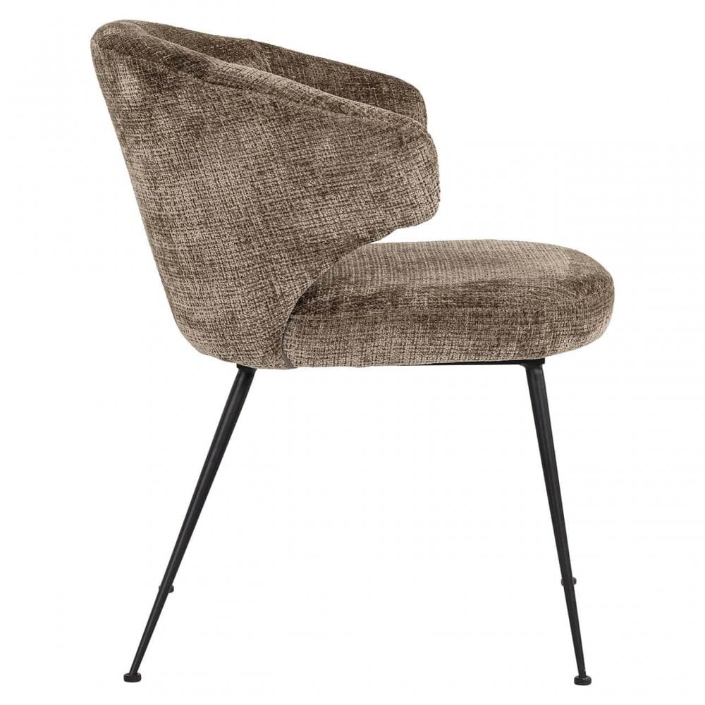 Xandra Stone Chenille Dining Chair by Richmond Interiors
