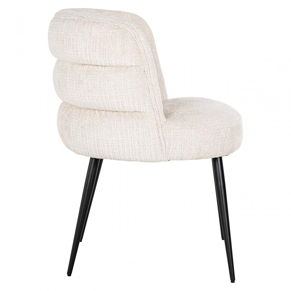 Stella Beige Chenille Dining Chair by Richmond Interiors