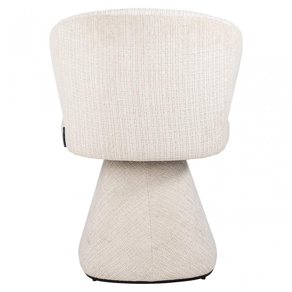 Gatsbi Beige Chenille Dining Chair by Richmond Interiors