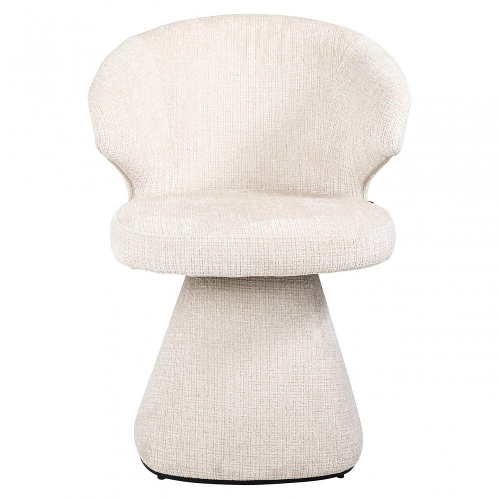 Gatsbi Beige Chenille Dining Chair by Richmond Interiors