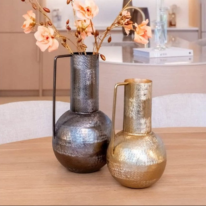 Leia Small Gold Vase by Richmond Interiors