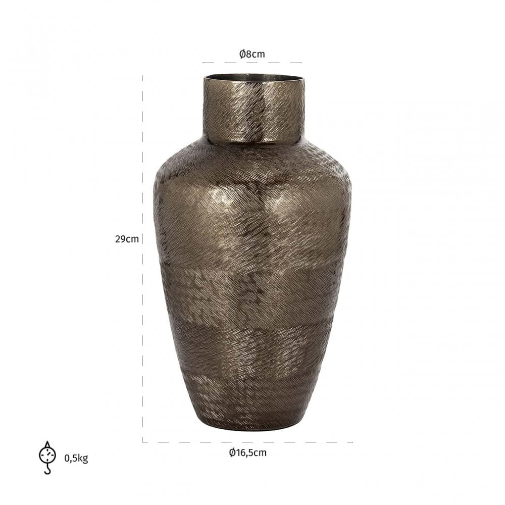 Joah Smoke Black Vase by Richmond Interiors