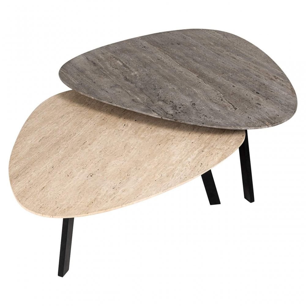 Spencer Beige Coffee Table Set Of 2 by Richmond Interiors