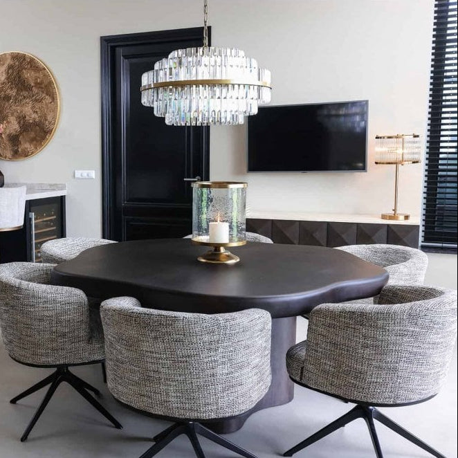 Sherman Organic Brown Dining Table by Richmond Interiors
