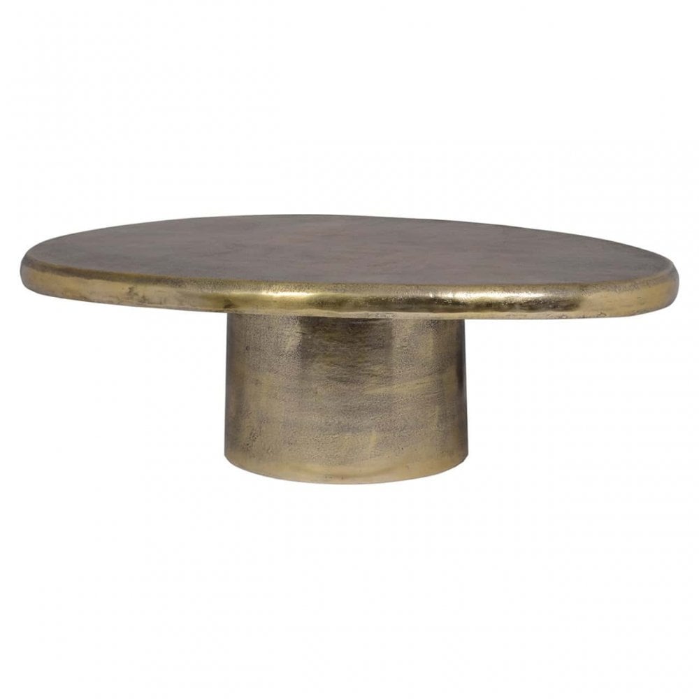Pulitzer Brushed Gold Coffee Table by Richmond Interiors