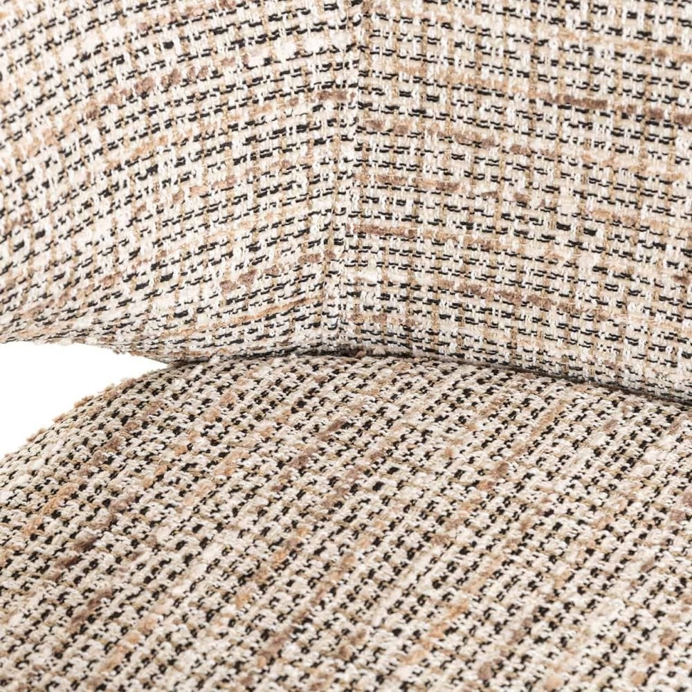 Donnatella Trendy Natural Woven Fabric Chair by Richmond Interiors