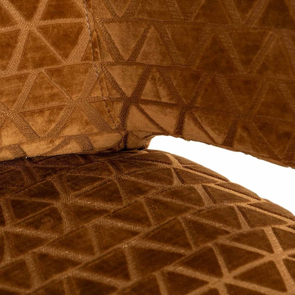Indigo Gold Triangle Counter Stool by Richmond Interiors