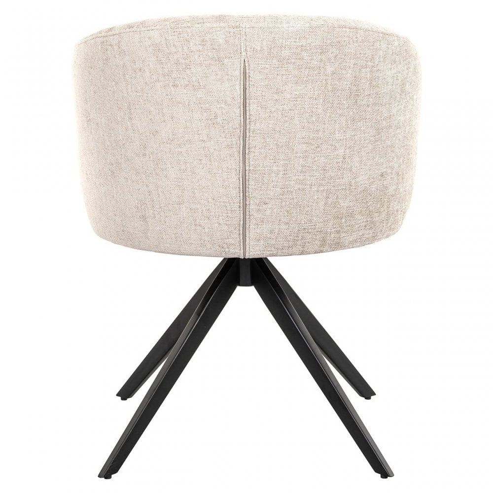 Olivia Natural Miami Swivel Chair by Richmond Interiors