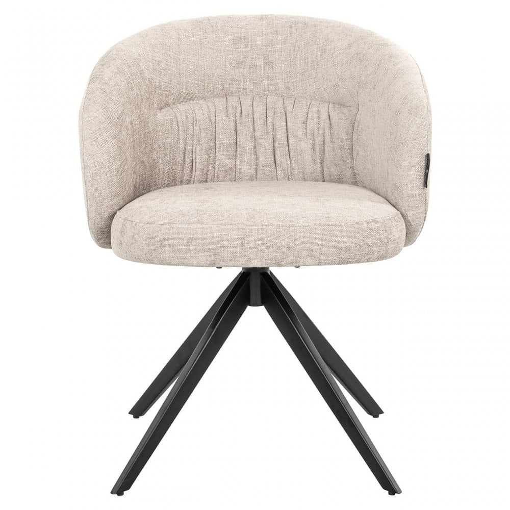 Olivia Natural Miami Swivel Chair by Richmond Interiors