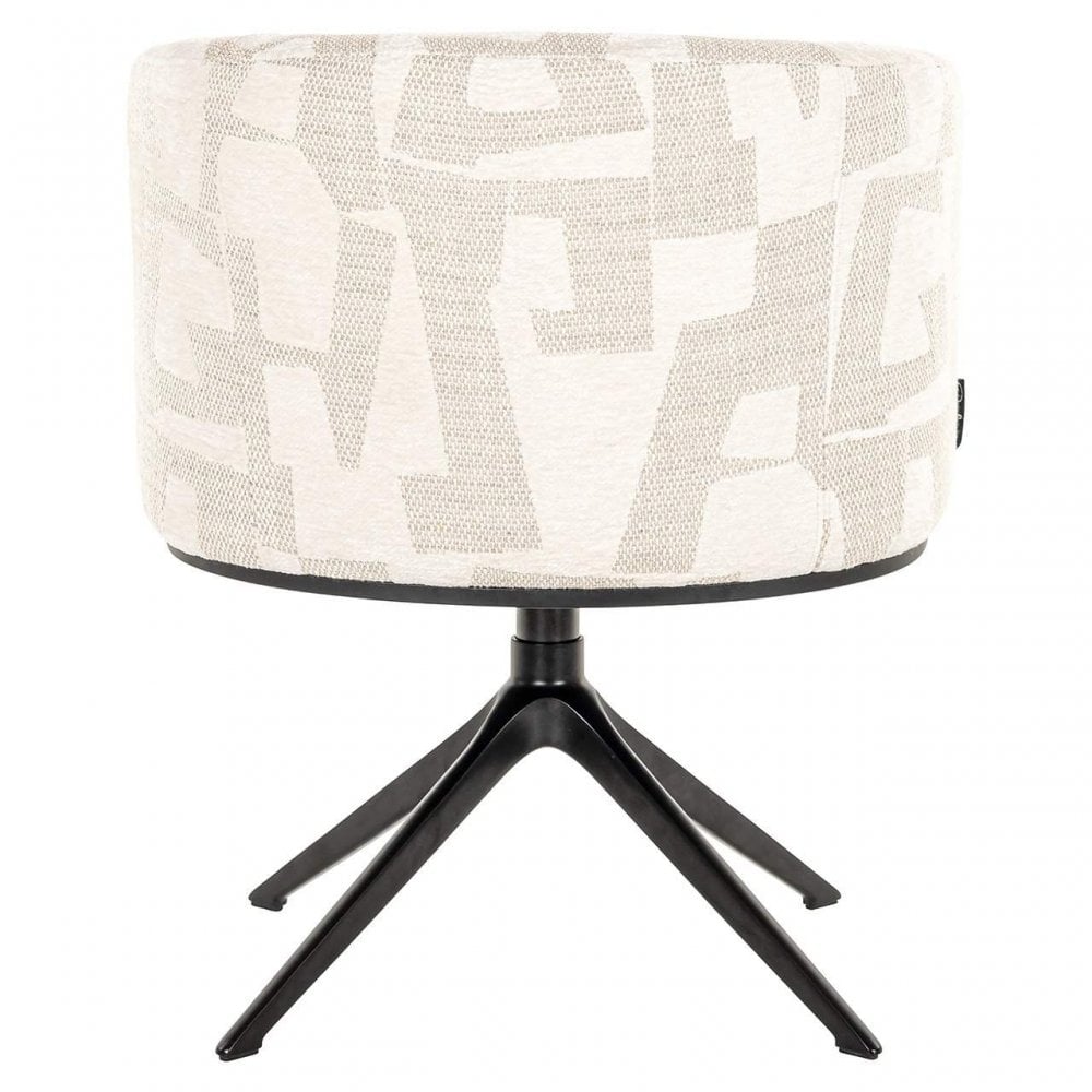 Cheyenne Beige Graffic Swivel Chair by Richmond Interiors