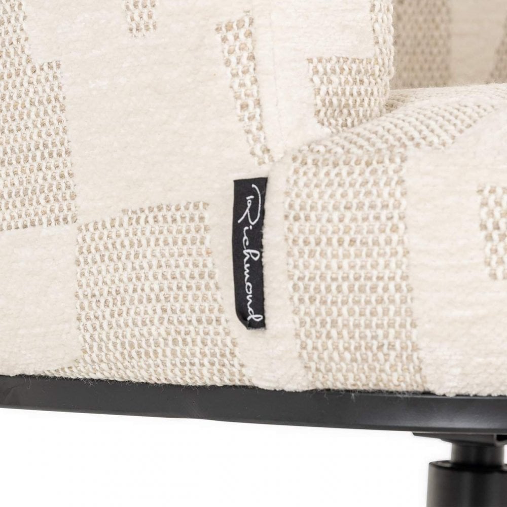 Cheyenne Beige Graffic Swivel Chair by Richmond Interiors