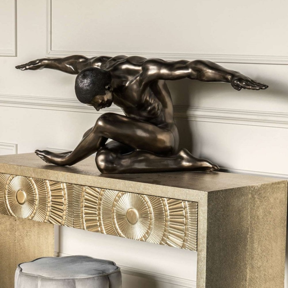 Upscaled Keswick Male Nude Arms Outstretched by Libra Interiors