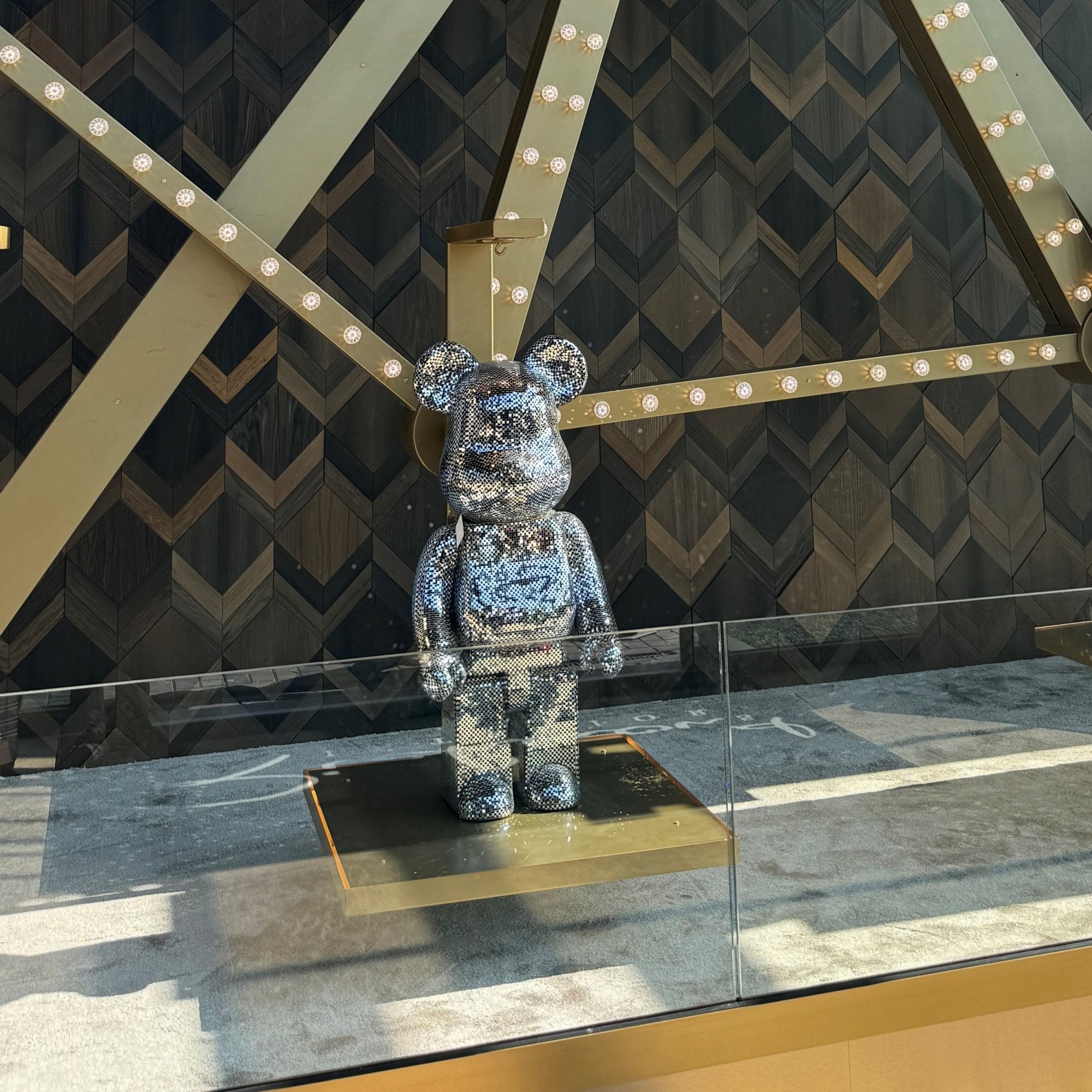 Bear Big Silver Decorative Object by Richmond Interiors