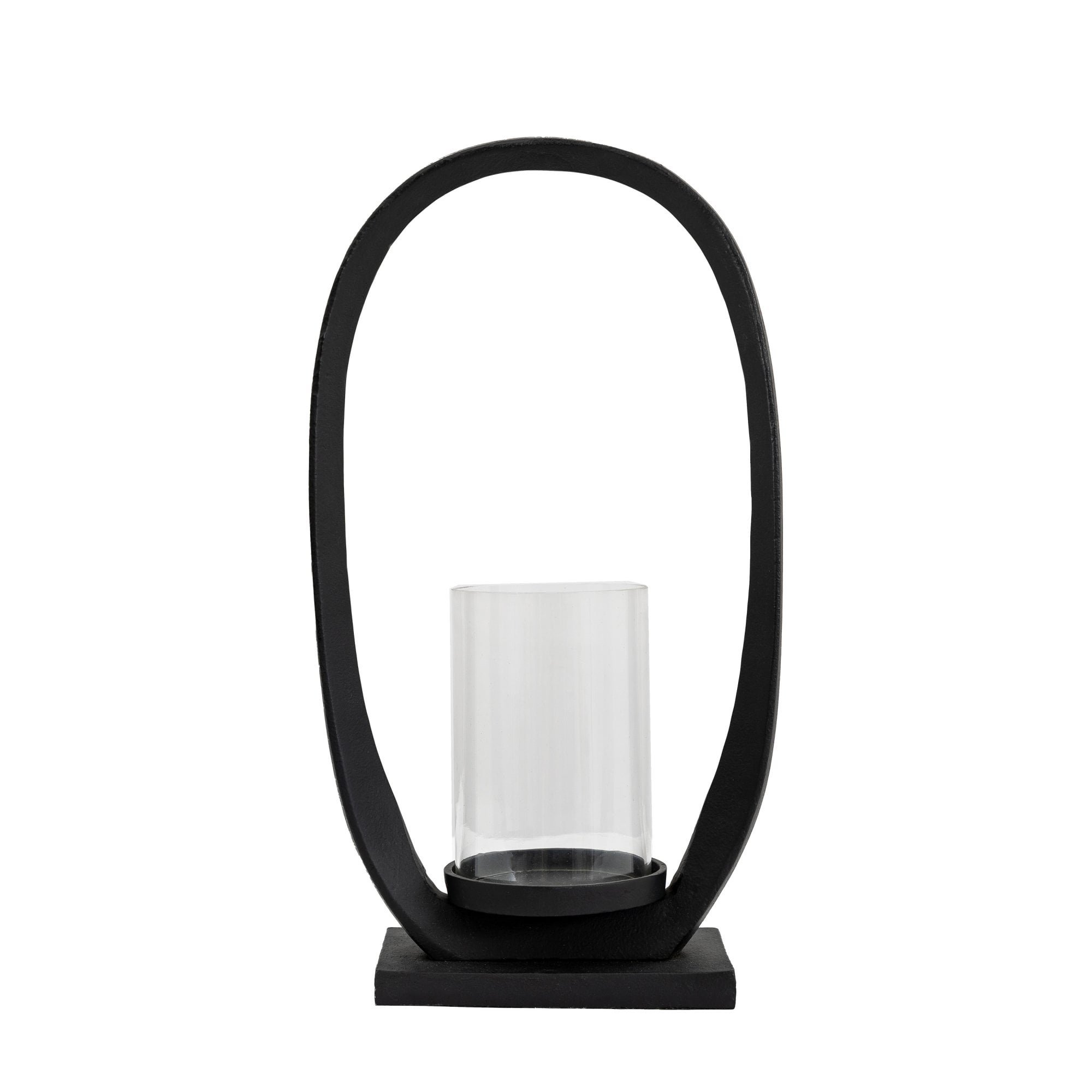 Hooper Lantern Large Black by Abode