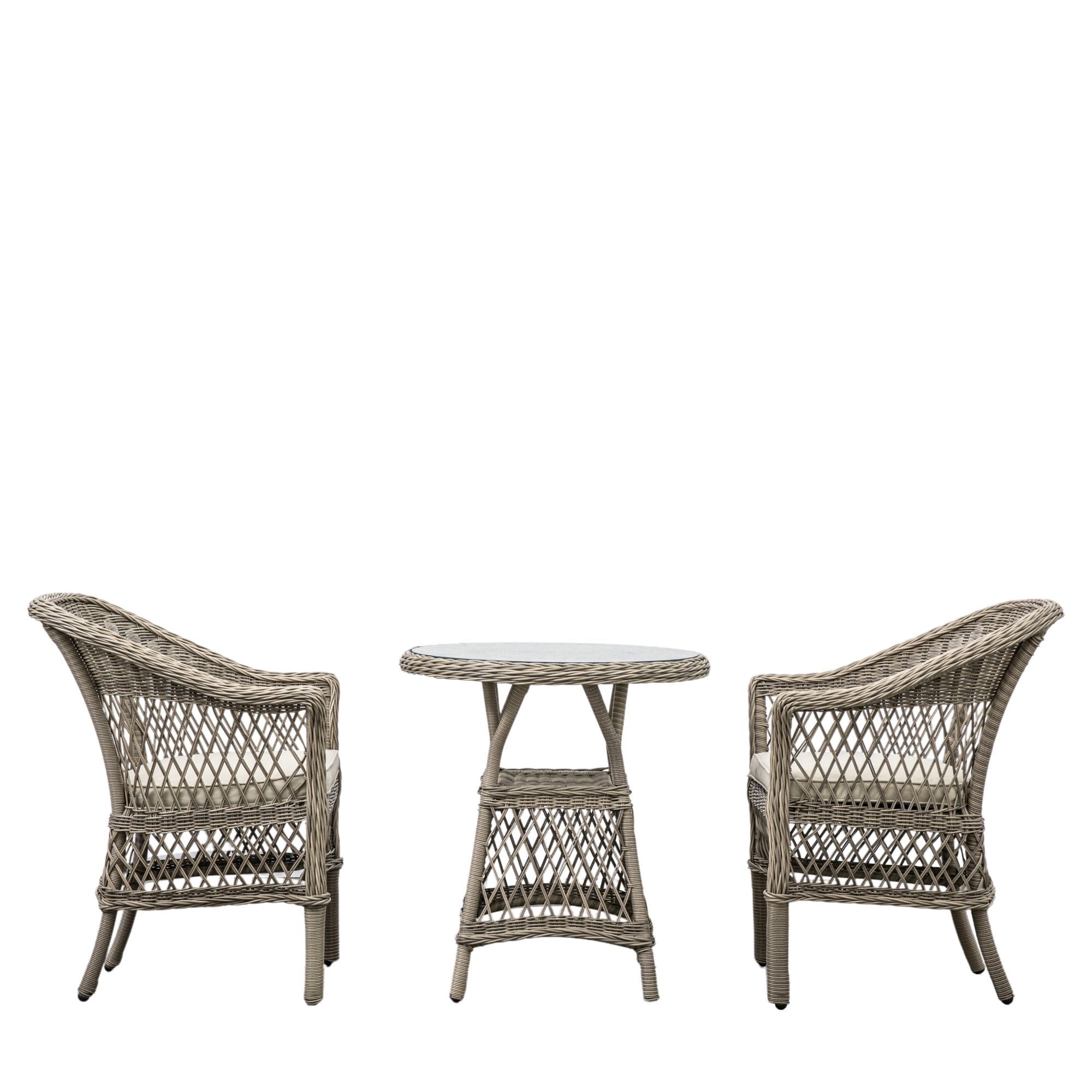 Menton Bistro Set Stone by Abode