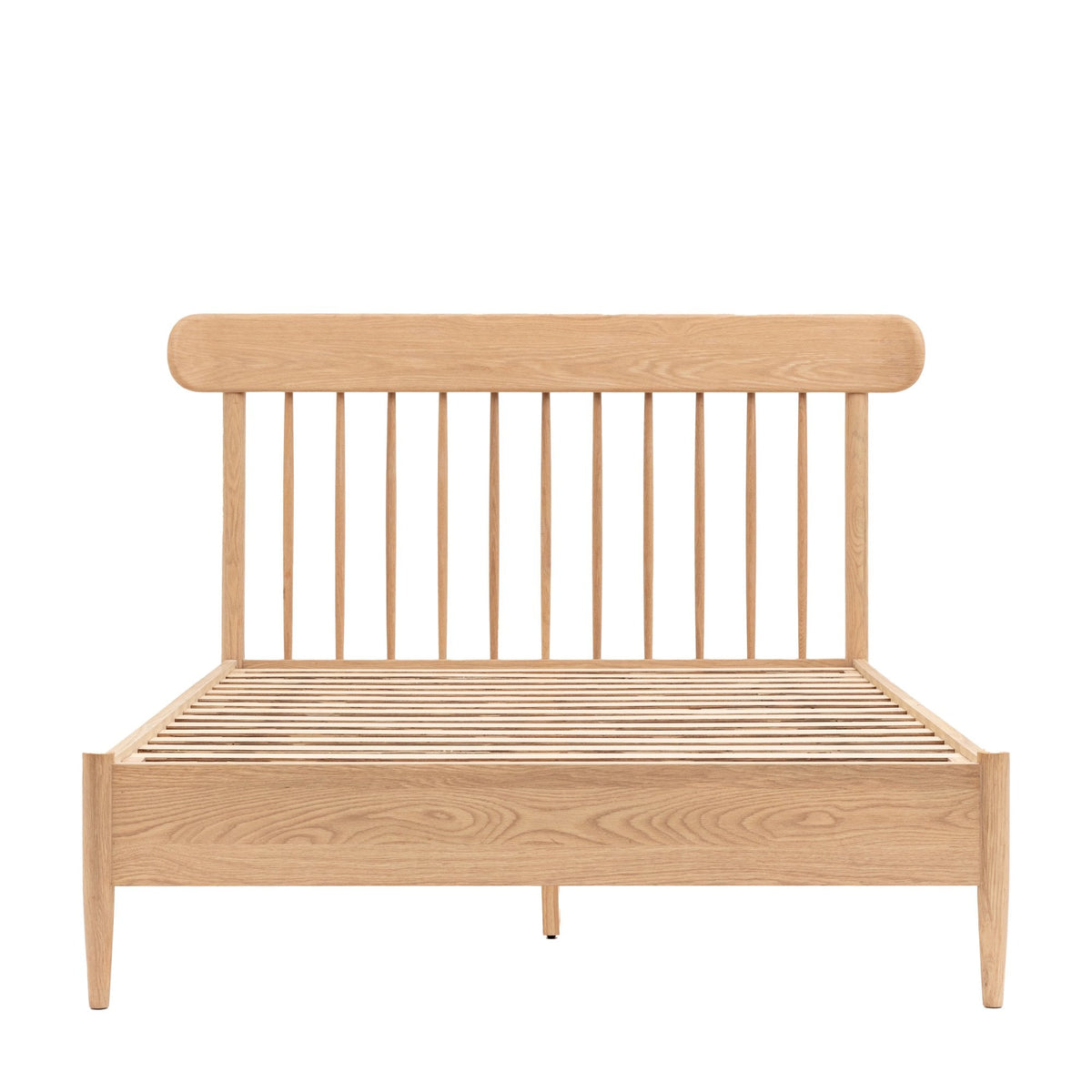 Hatfield 4'6 Spindle Bed Frame Natural by Abode