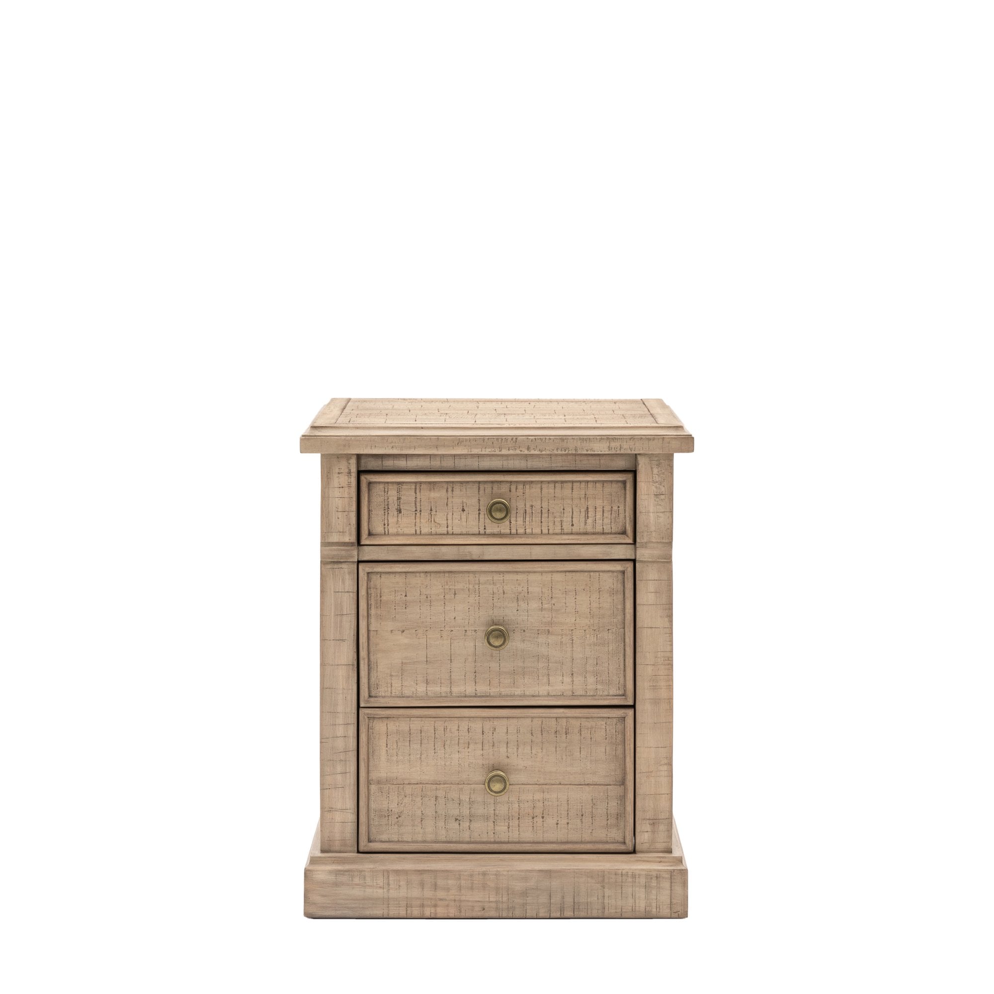 Vancouver 3 Drawer Bedside Table by Abode